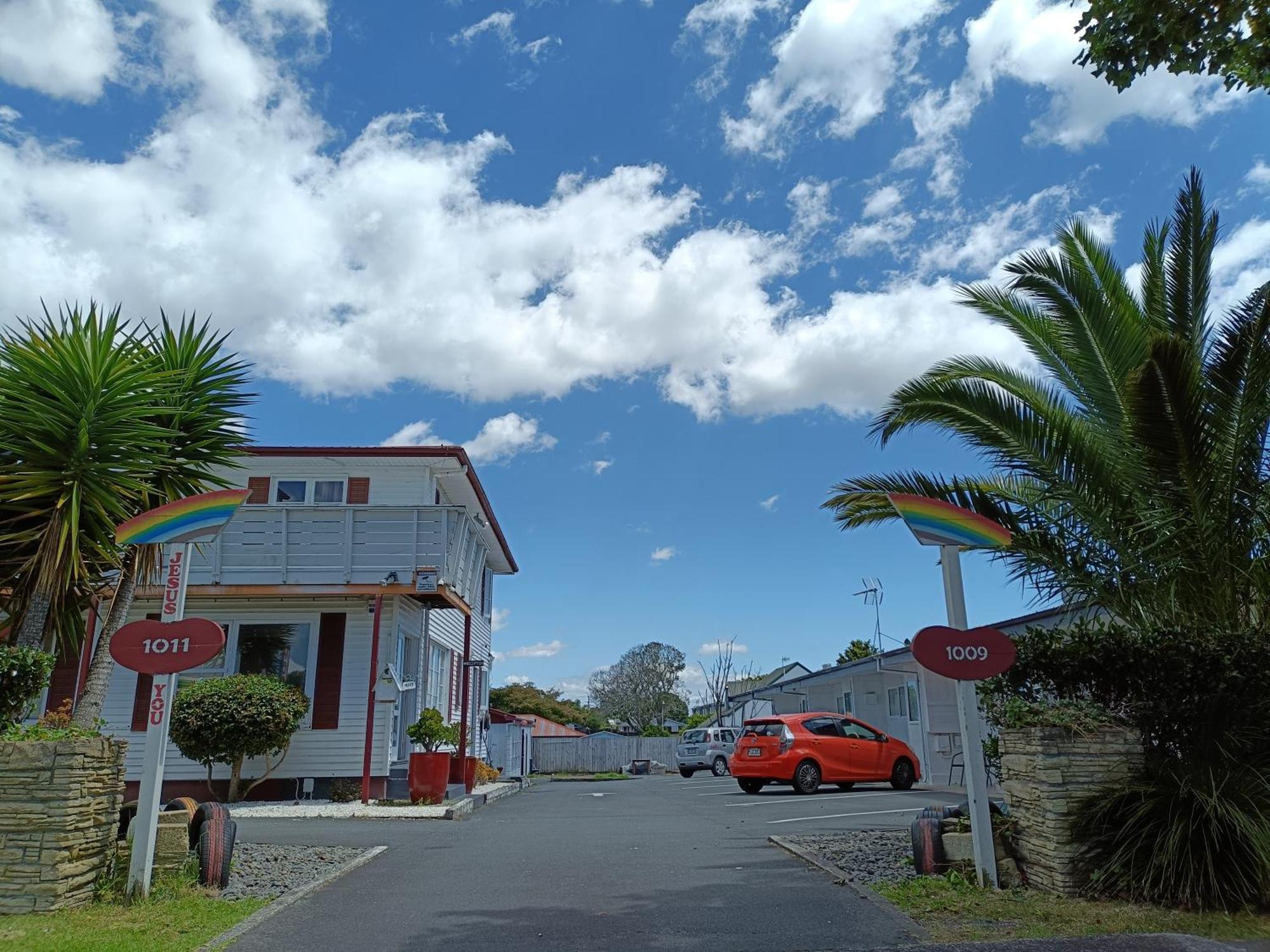 Rainbow Motel & Guest House Tauranga Buitenkant foto